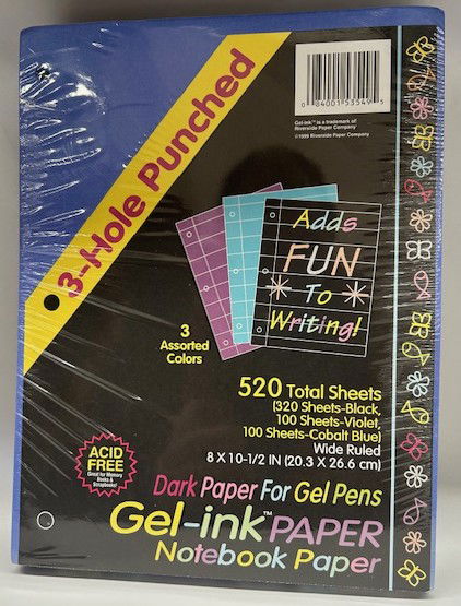 Gel Ink Paper Scrapbooking