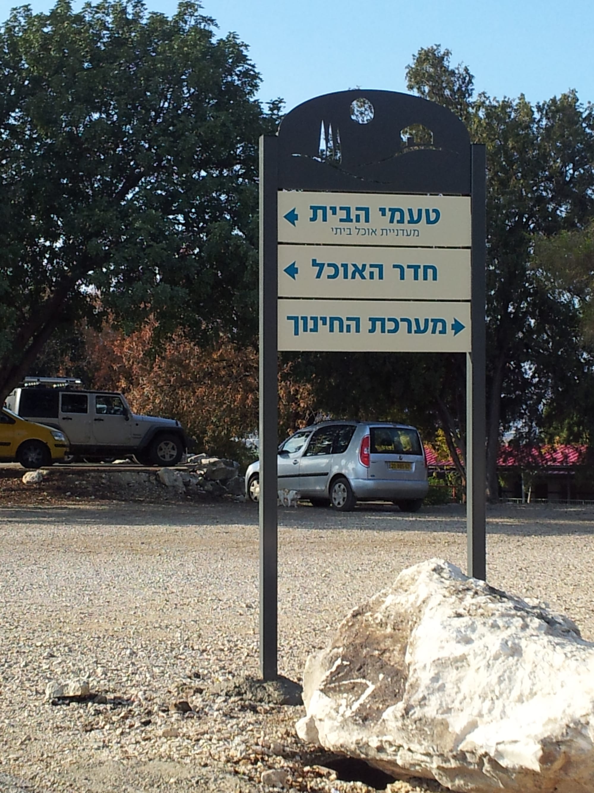 שלט הכוונה מראה מקום שער העמקים
