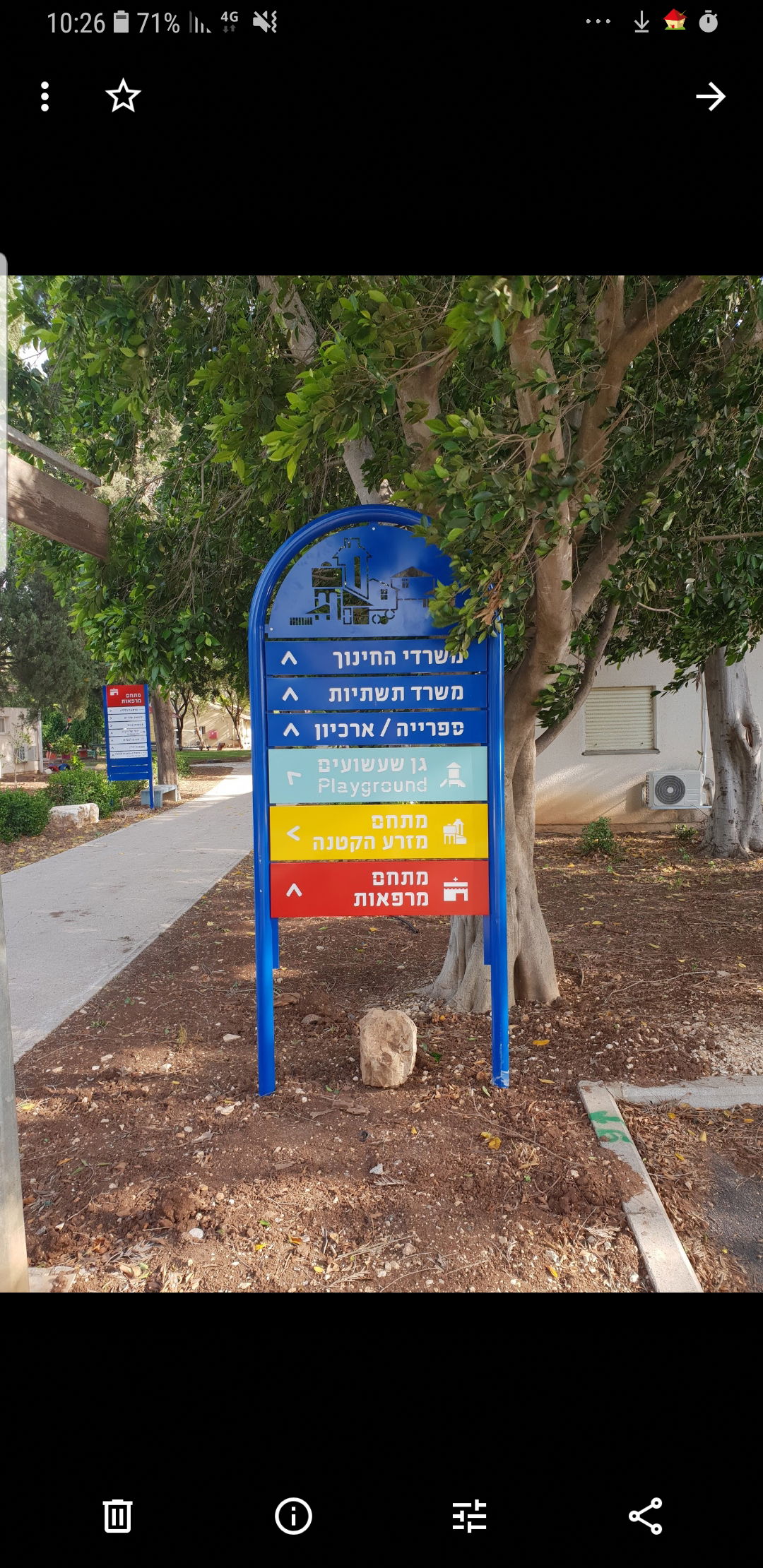 שלט הכוונה מתכת וחיתוך לייזר קיבוץ מזרע