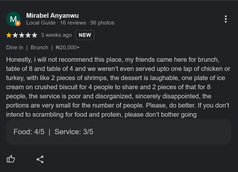 Google Business Rating