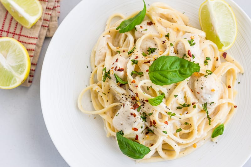 Chicken alfredo pasta