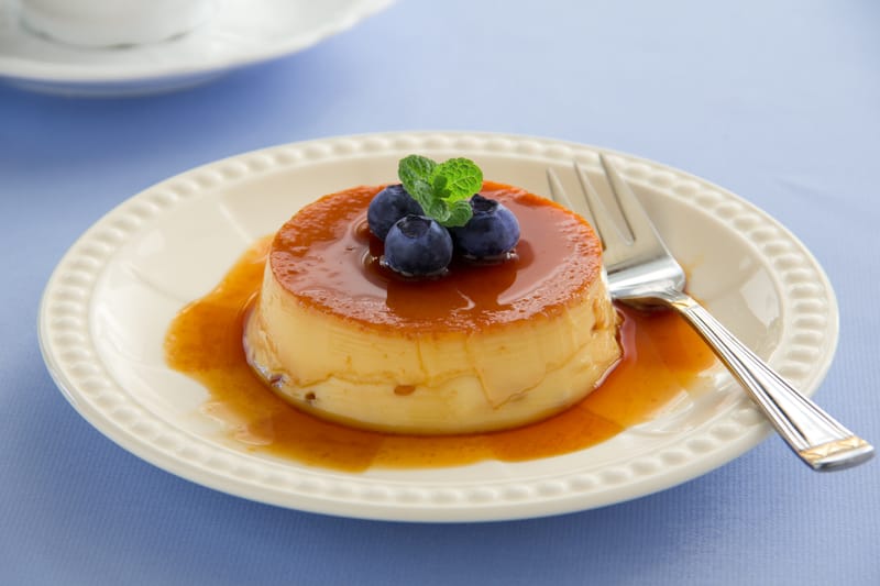 Mini flan