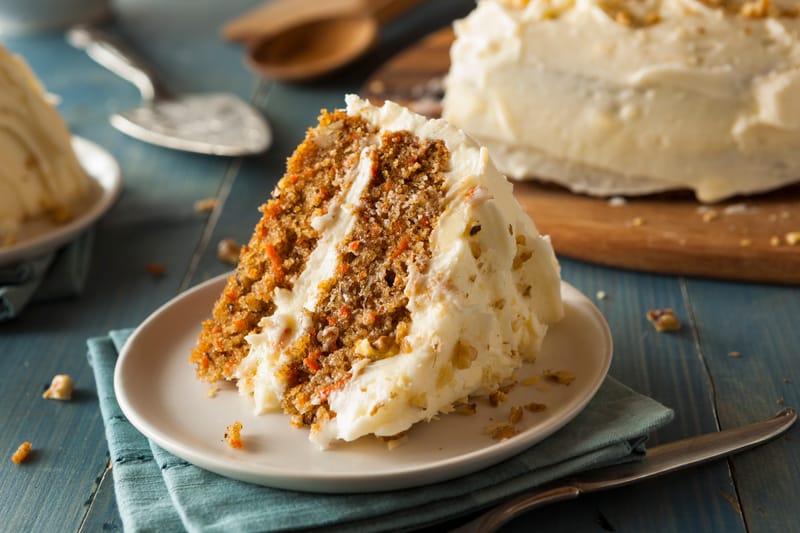 Carrot Cake with cream cheese frosting