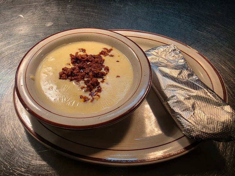 MELTED CHEESE W/ CHORIZO