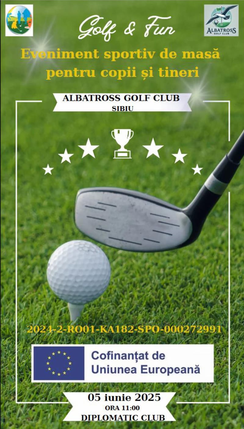 Golf&Fun- Prima inițiativă de accesibilitate și organizare a unui eveniment dedicat diversității și incluziunii