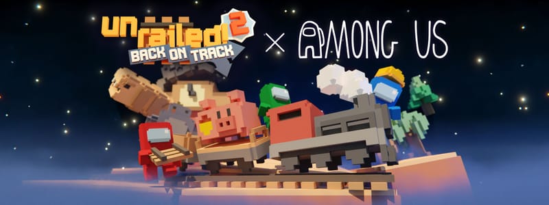 Unrailed 2 acelera con contenido nuevo, los personajes de Among Us y un 25% de descuento en Steam