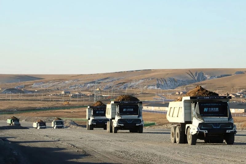 Camiones manejados por IA son el futuro de la minería