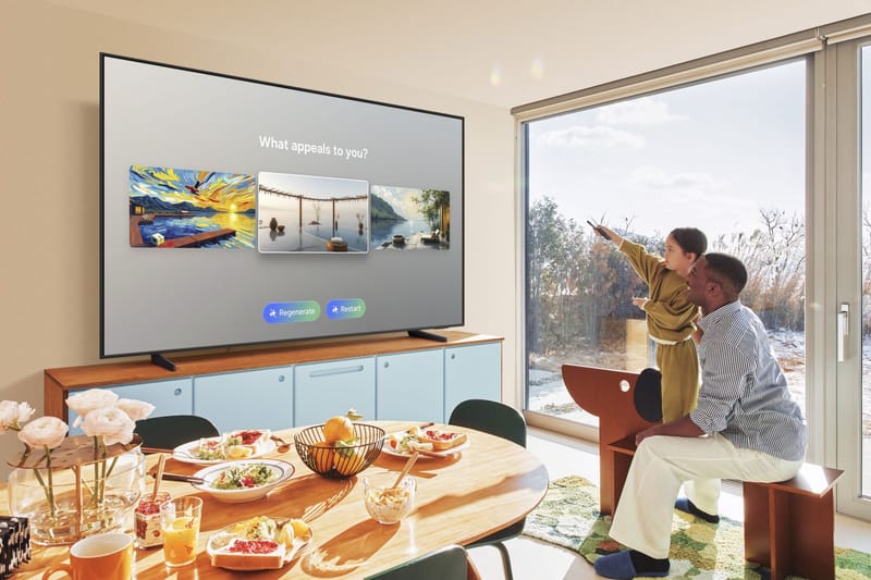 Genera tu propio fondo de pantalla a la medida con tu televisor con Vision AI