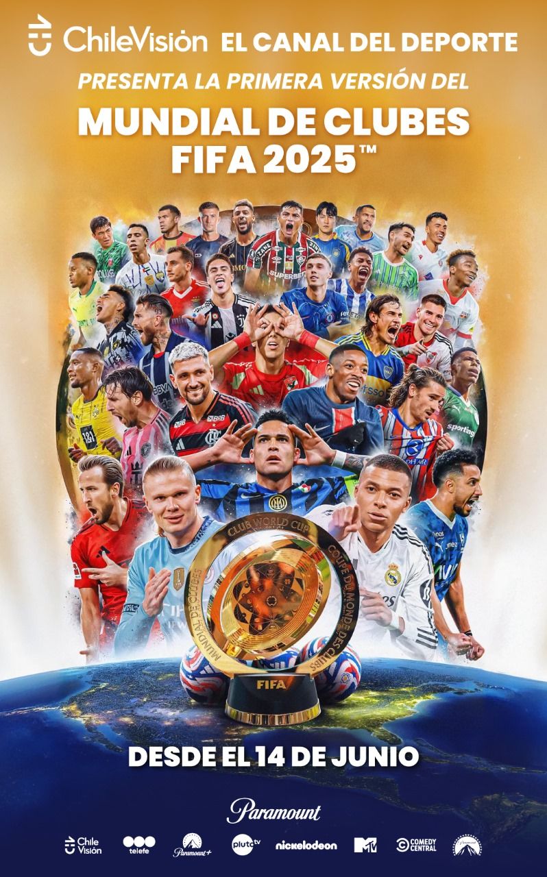 Chilevisión es el canal oficial del Mundial de Clubes FIFA 2025 en Chile