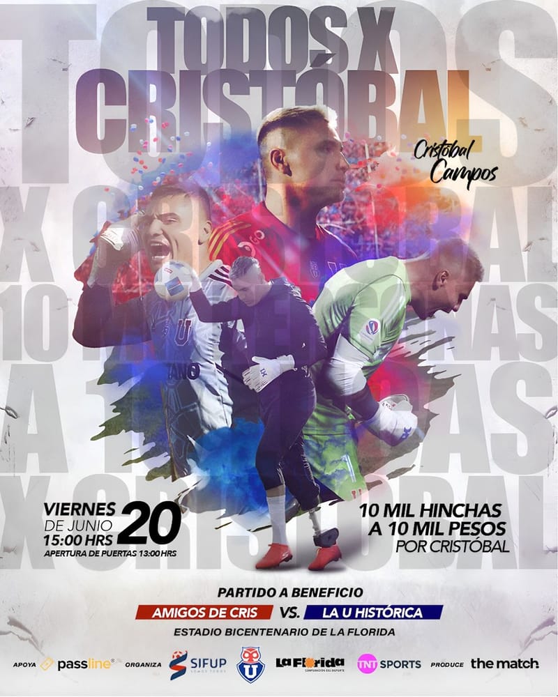 Cuenta regresiva: Todo listo para “Todos por Cristóbal” por TNT Sports