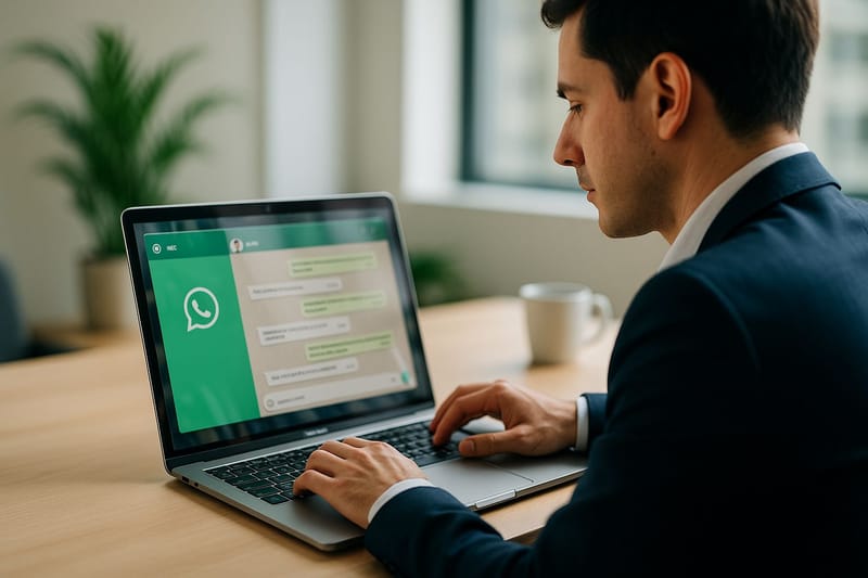 Uso de Whatsapp en computadores compartidos: Experto sugiere a empresas e instituciones establecer protocolos de ciberseguridad