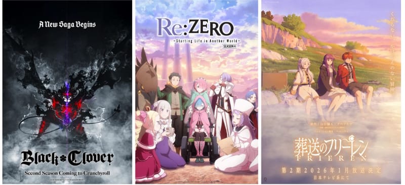 Crunchyroll anuncia el regreso de Black Clover y revela sus próximos estrenos globales en Anime Expo 2025