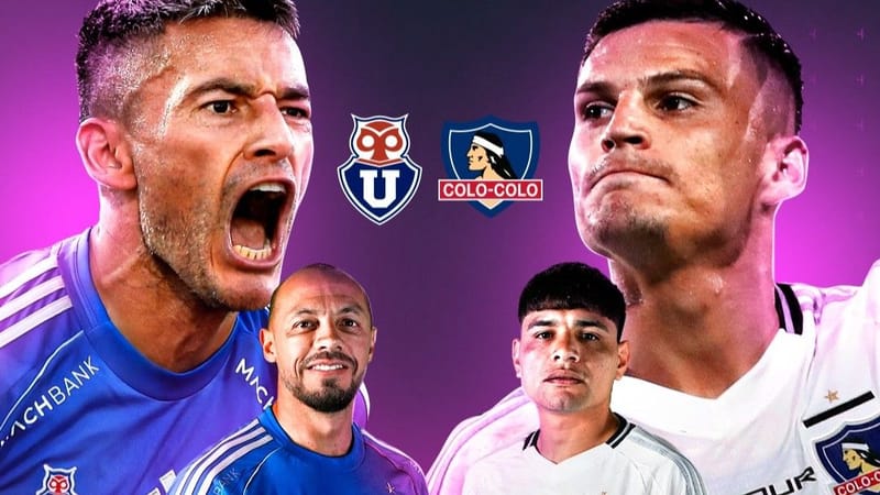 Superclásico por TNT Sports: Universidad de Chile y Colo-Colo se miden con ánimos de revancha