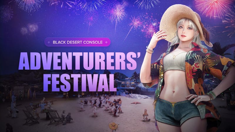 La versión para consolas de Black Desert invita a los jugadores a celebrar el Festival de los Aventureros
