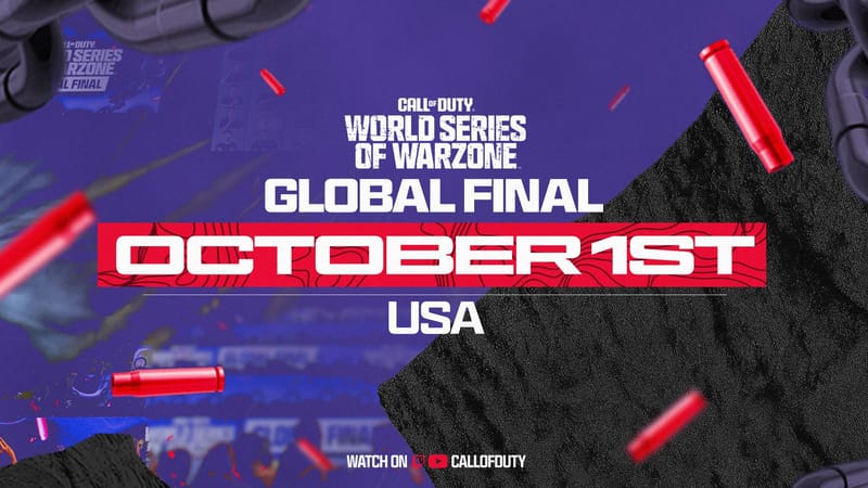 La Final Global de la Call of Duty: World Series of Warzone se celebrará en octubre
