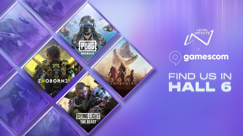 Level Infinite comparte la lista de juegos que presentará en gamescom 2025