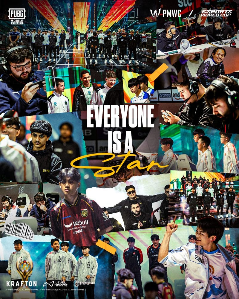 Los Yangon Galacticos se proclaman campeones de la PUBG Mobile World Cup 2025 en Riad, mientras que la audiencia se duplica con respecto al año anterior