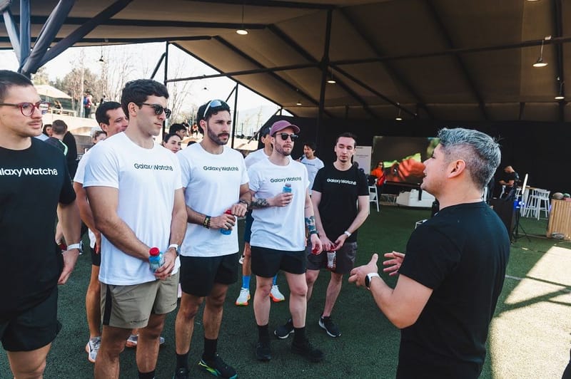 Galaxy Watch8 debuta en Chile con una experiencia en movimiento que puso a prueba sus funciones más avanzadas