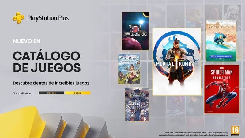 Marvel’s Spider-Man, Mortal Kombat 1 y más juegazos se suman a PlayStation Plus en agosto