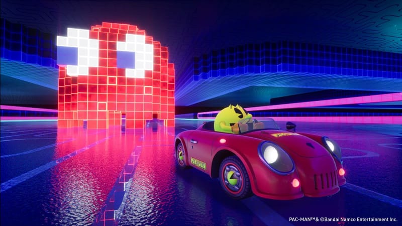 SEGA lanza el nuevo tráiler de Sonic Racing: CrossWorlds con temática de PAC-MAN