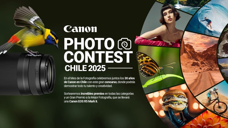 Canon celebra el mes de la fotografía y sus 30 años en el país, con el lanzamiento del concurso Canon Photo Contest – Chile 2025