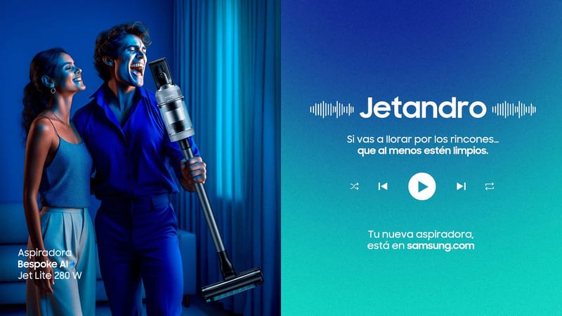 Jetandro: la propuesta musical de Samsung con IA que transforma la rutina del hogar