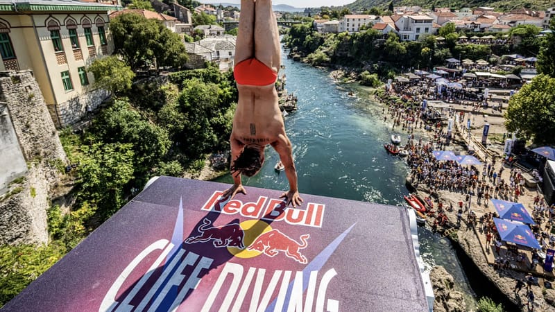 TNT Sports transmite la adrenalina del Red Bull Cliff Diving desde Bosnia y Herzegovina