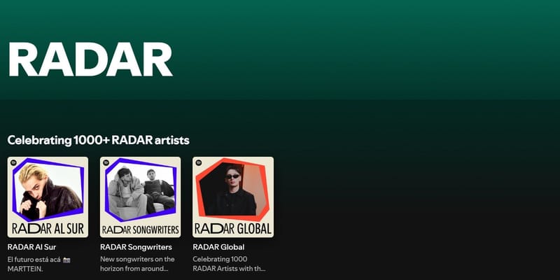 RADAR, el programa de Spotify de apoyo al talento emergente, celebra cinco años en todo el mundo