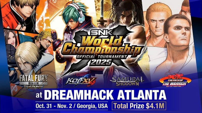 SNK revela más detalles del SNK World Championship 2025 ¡Más de 4 millones en premios!