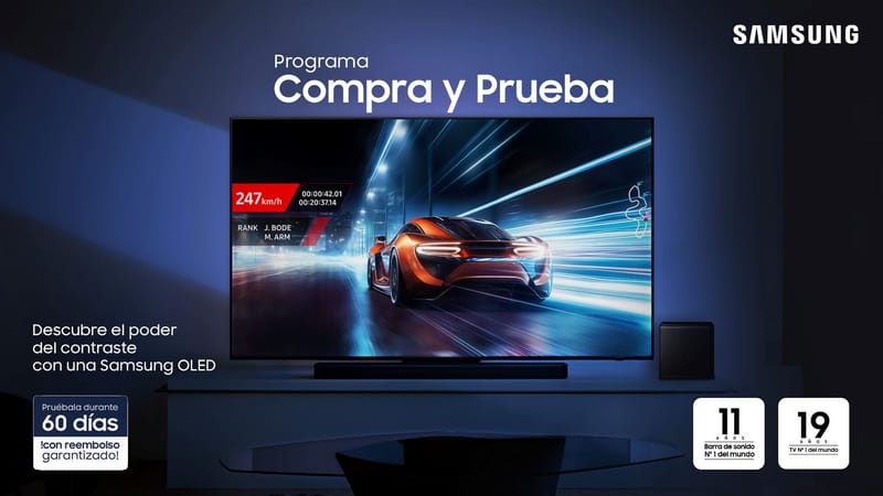 Samsung amplía el programa “Lleva y Prueba” para televisores OLED