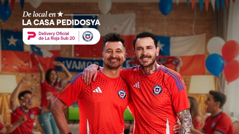 La Roja Sub 20 juega de local y PedidosYa pone la casa: 
participa por una experiencia para ver los partidos en 
#LaCasaPedidosYa