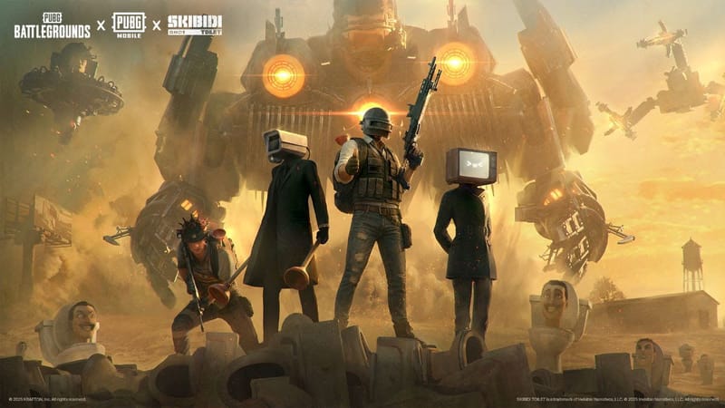 PUBG: Battlegrounds y PUBG Mobile se unen a “Skibidi Toilet” para una colaboración de Halloween