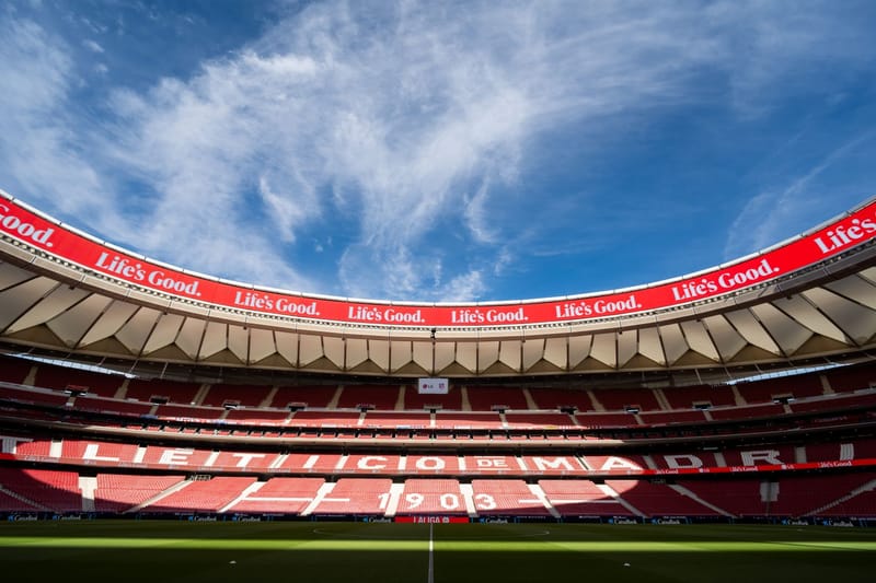 LG entrega enormes tableros que cambiarán la forma de ver fútbol en el estadio del Atlético de Madrid