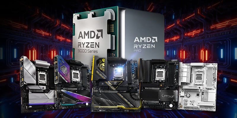 Los motherboards AM5 de ASRock ofrecen soporte completo para los últimos procesadores AMD Ryzen