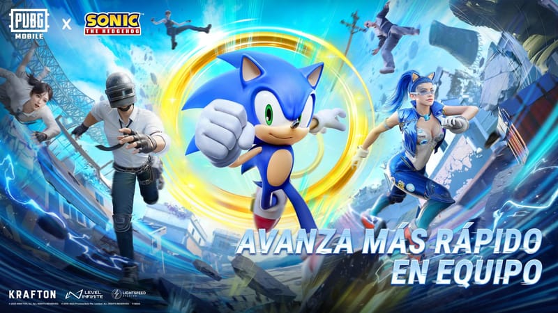 PUBG MOBILE se unió a Sonic The Hedgehog para una colaboración espectacular