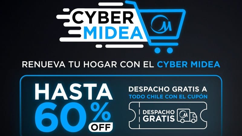 Midea Cyber 2025: hasta 60% de descuento en línea blanca, climatización y electrodomésticos