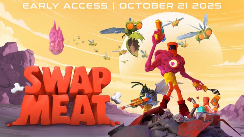 One More Game presenta nuevo demo de Swapmeat durante Steam Next Fest (13-20 de octubre); anuncia el acceso anticipado el 21 de octubre