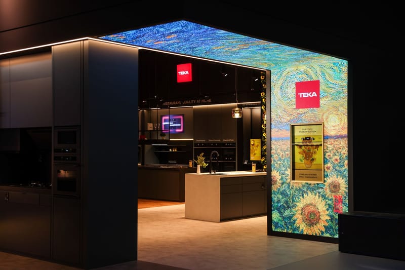 El arte de Van Gogh y la tecnología europea llegan a las cocinas chilenas