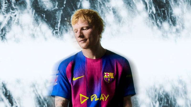 Ed Sheeran, el último fichaje de Spotify y el FC Barcelona para El Clásico