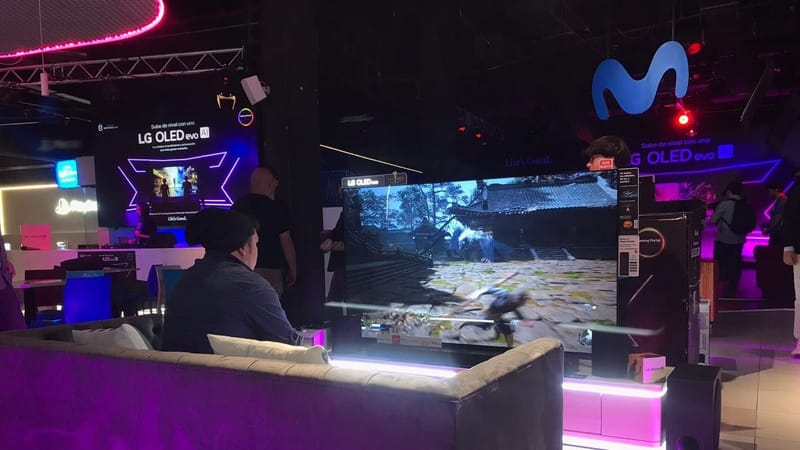 LG desafía la realidad en Chile: La nueva OLED evo AI aterriza en el Movistar GameClub con experiencias inmersivas y torneos