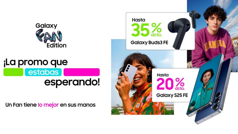 Fan Edition Festival: Hasta 20% de descuento exclusivo para Members en Galaxy S25 FE