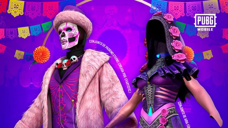 PUBG Mobile celebra el Día de Muertos con un conjunto exclusivo inspirado en la Catrina y un video muy especial