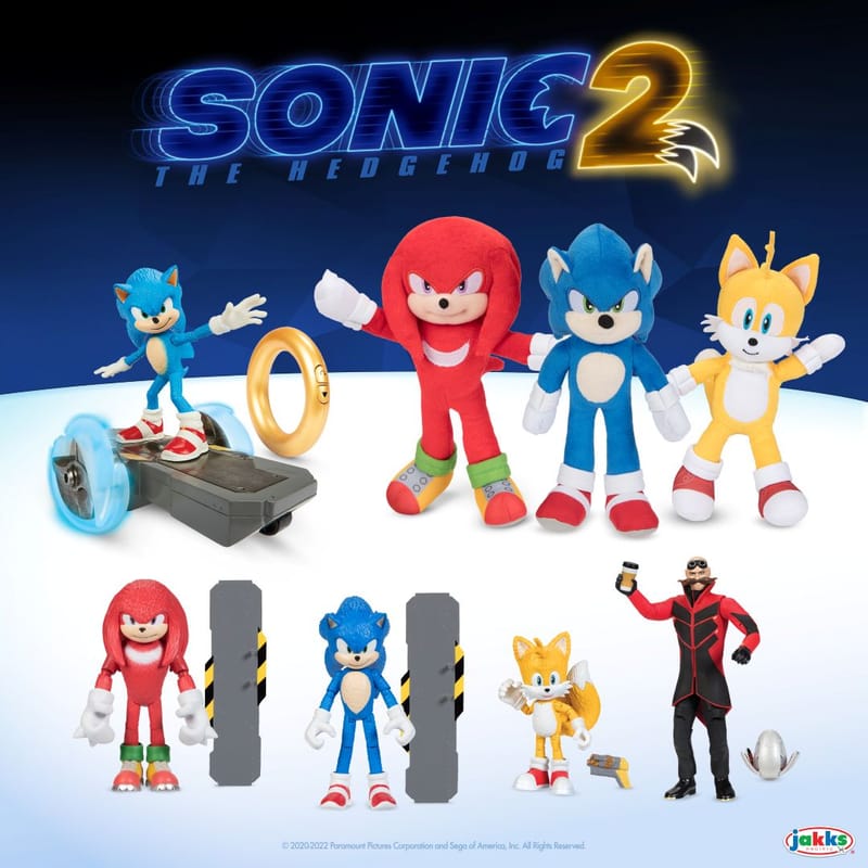 JAKKS Pacific y SEGA of America renuevan su acuerdo de colaboración global para la comercialización de productos de Sonic the Hedgehog