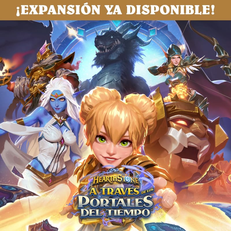 A través de los Portales del tiempo:
La última expansión de Hearthstone ya llegó