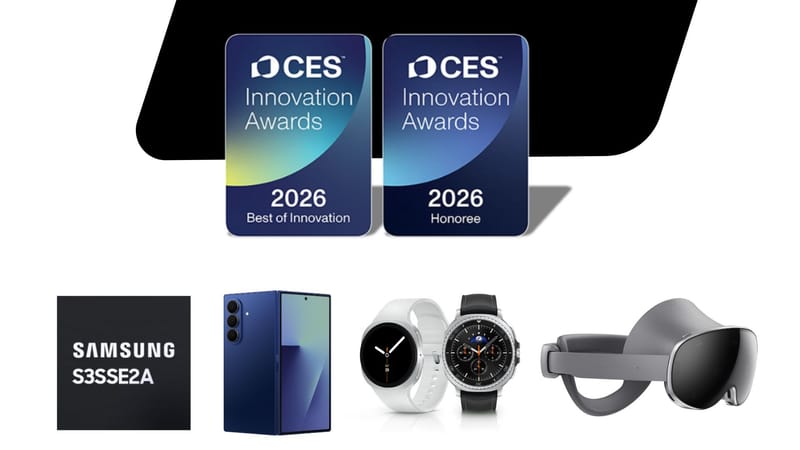 La tecnología transformadora de Samsung recibe múltiples premios CES 2026