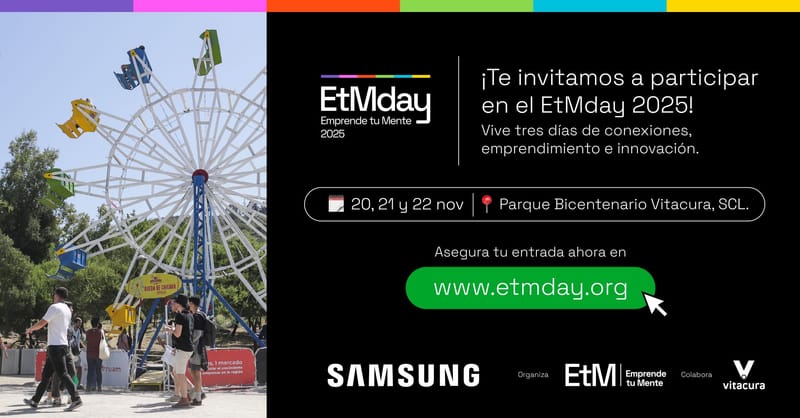 Samsung invita a emprendedores a grabar su pitch y editarlo profesionalmente en su stand de ETM Day