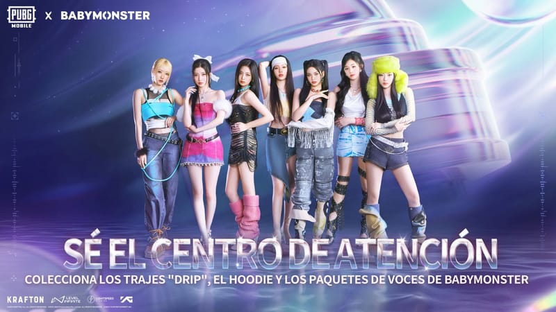 PUBG Mobile y Babymonster traen un espectáculo musical a los campos de batalla