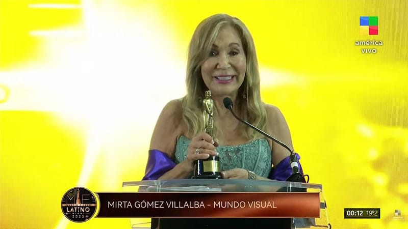 Mirtha Gómez Villalba gana el Martín Fierro Latino 2025 como mejor Presentadora de Viajes y Turismo