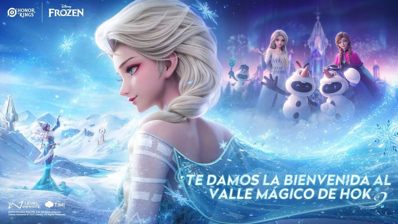 Honor of Kings y Frozen de Disney se unen para traer de vuelta el Carnaval de Invierno Mágico