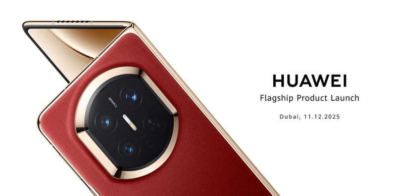 El nuevo plegable insignia de Huawei que será el protagonista del lanzamiento de productos en Dubái